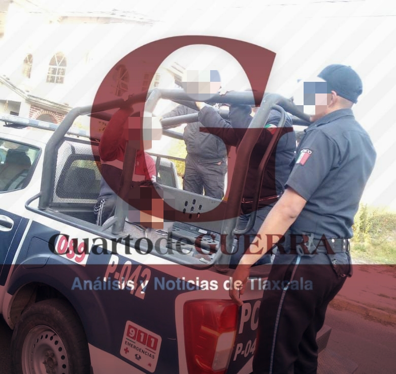 Atrapan a sujeto al sorprenderlo dentro de una vivienda en San Pablo del Monte